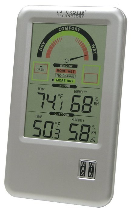 La Crosse Technology&nbsp; WS-9170U-IT&nbsp; Comfort Meter with In/Out Temperature & Humidity