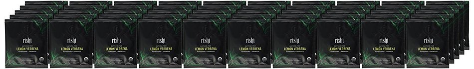 Rishi Tea Organic Lemon Verbena Tea Bags, 50 Count