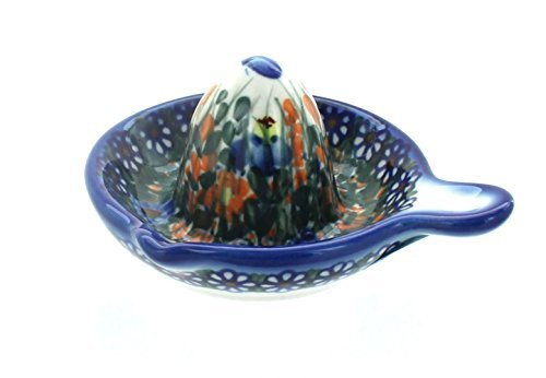 Polish Pottery Spring Butterfly Lemon Squeezer
