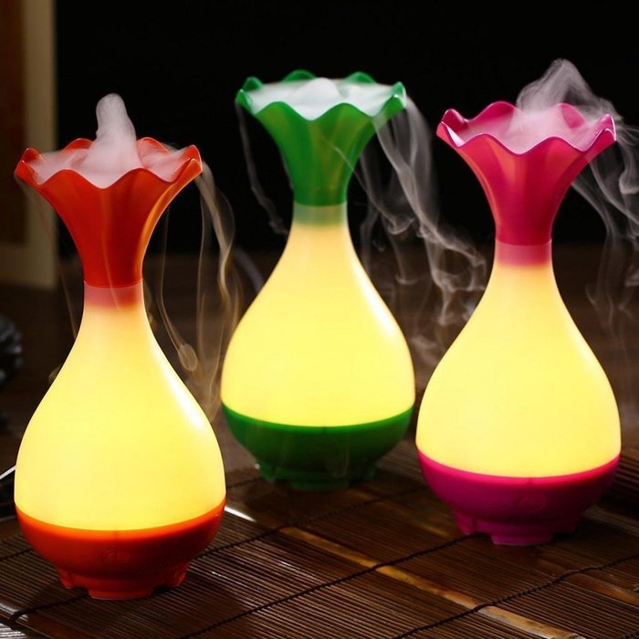 Ultrasonic Aroma Diffuser Humidifier Aromatherapy Air Mist Purifier Atomizer - Blue N17
