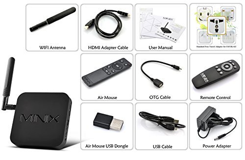 Minix NEO X8-H Android 4.4 TV Box - 2GHz CPU, 4k Video Play Back, Dual Band Wi-Fi, Pre-installed XBMC, Free Air... N4