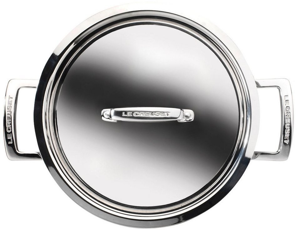Le Creuset 3-Ply Stainless-Steel 6-1/3-Quart Covered Casserole N3