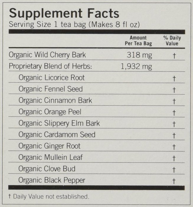 Yogi Tea Throat Comfort Herbal Tea 1.27 Ounces