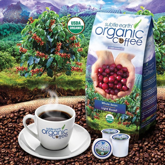 5LB Cafe Don Pablo Subtle Earth Organic Gourmet Coffee - Medium-Dark Roast - Whole Bean Coffee - USDA Certified... N3