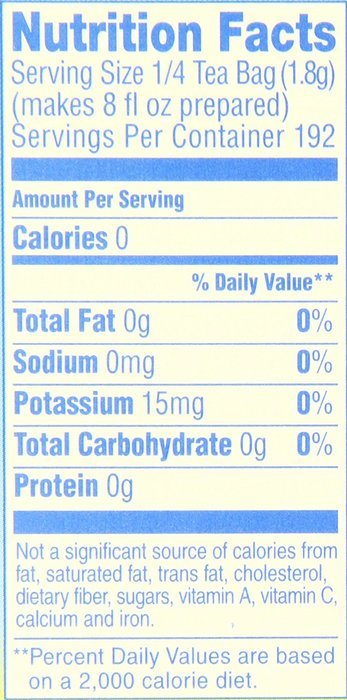 Lipton Family-Sized Black Iced Tea Bags, Unsweetened 48 ct