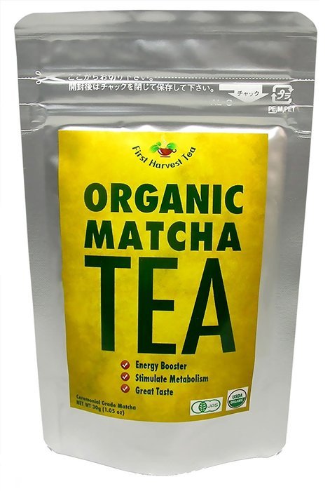 First Harvest Ceremonial Grade Organic Japanese Matcha Green Tea Powder, 1.05 Ounce N12