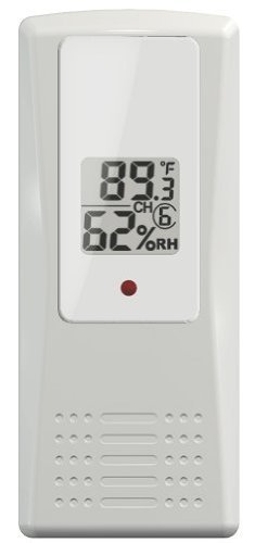 Ambient Weather WS-23-X2 Big Digit 8 Channel Wireless Thermo-Hygrometer with Two Remote Sensors N2