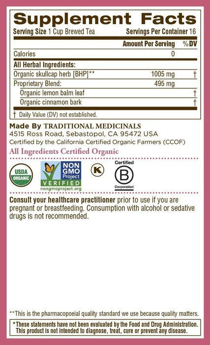 Traditional Medicinals Organic Mother&rsquo;s Milk Tea, 16 Tea Bags (Pack of 6) N32