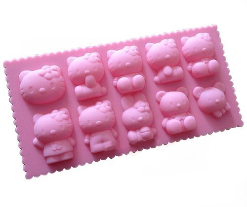 Cute Kitty Silicone Baking Cake Mold Candle Mold Bakeware