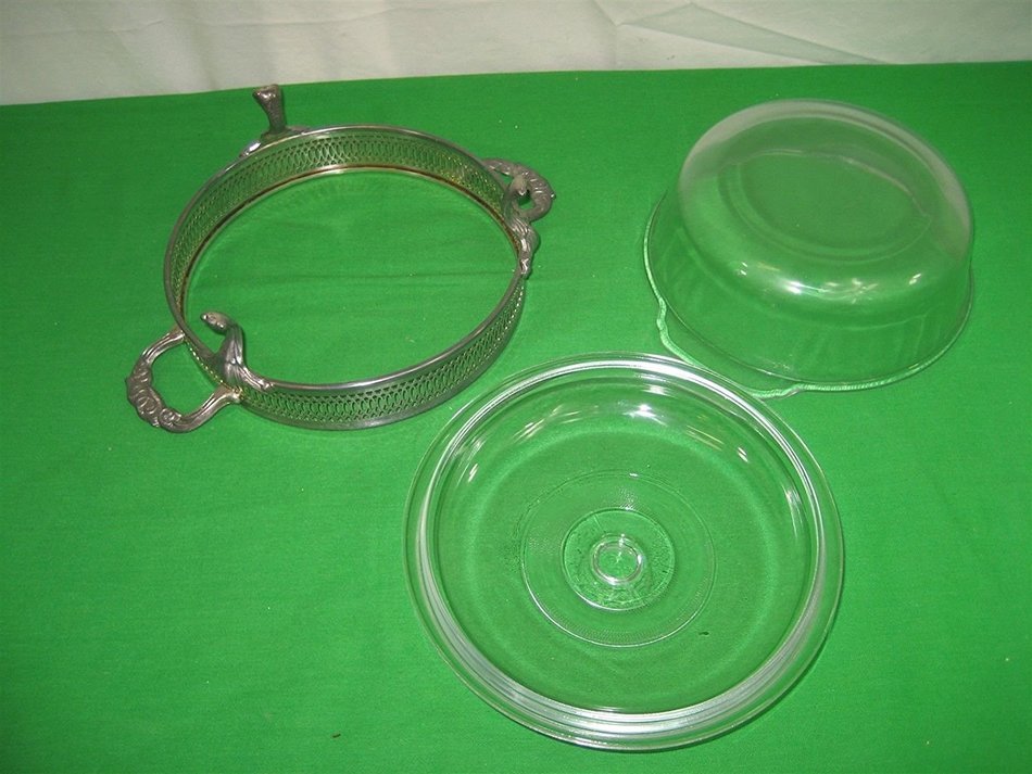 Vintage Leonard Silverplated Casserole Dish #551 Still in Original Box Never Used