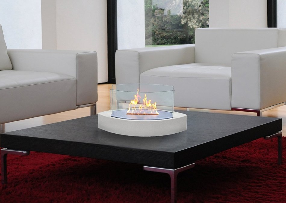 Anywhere Fireplace - Lexington Tabletop Ethanol Fireplace N2