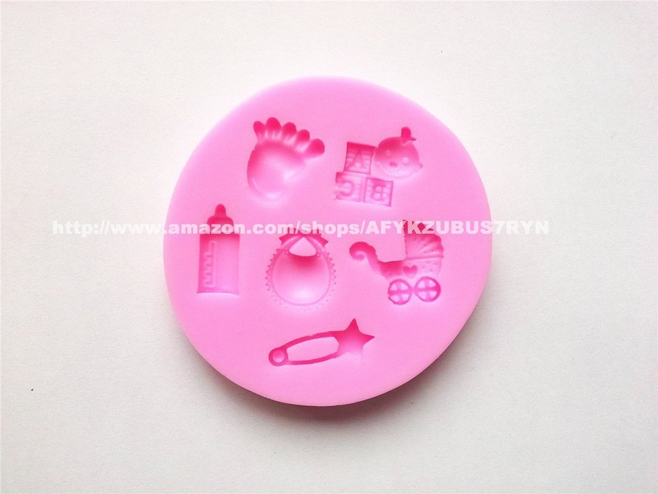 Milk Bottle Shaped Silicone Mould for Fondant Cake Sugar Paste Cake Decoration 3d Cake Toppers Mold Soap Mold...