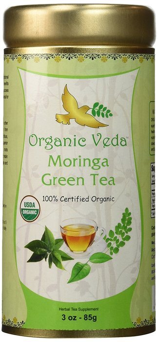 Organic Moringa Ginger Tea (Loose Leaf Tea). USDA Certified Organic. Rich in Antioxidants and Daily Needed Essential... N20
