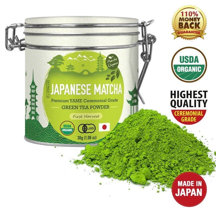 Matcha Green Tea Powder All Natural Weight Loss Metabolism Booster and Diet Smoothie Shake and Fat Burning Supplement... N6