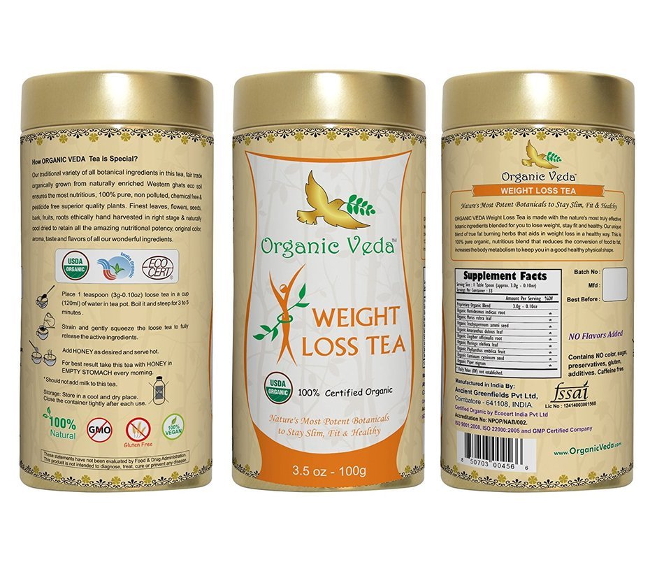 Organic Moringa Ginger Tea (Loose Leaf Tea). USDA Certified Organic. Rich in Antioxidants and Daily Needed Essential... N31