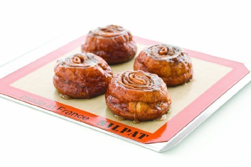 Silpat Non-Stick Silicone Commercial Size Baking Mat, 16.5-Inch by 24.5-Inch