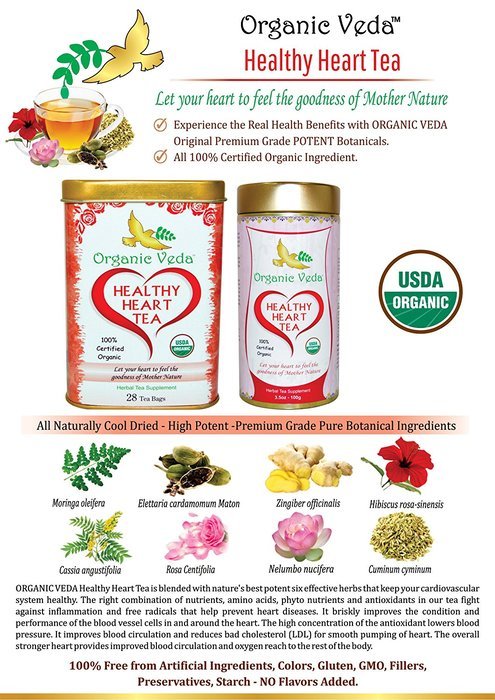 Organic Moringa Ginger Tea (Loose Leaf Tea). USDA Certified Organic. Rich in Antioxidants and Daily Needed Essential... N33