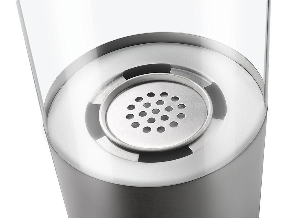 Ignis Ventless Bio Ethanol Fireplace Circum Stainless Steel