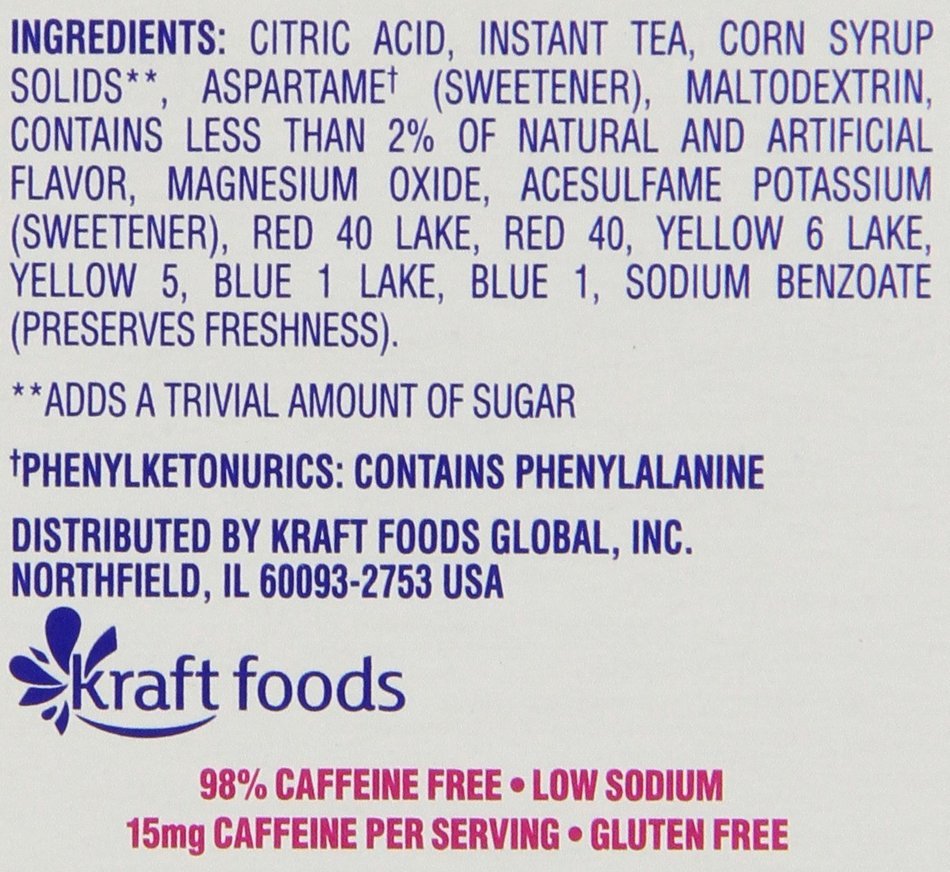 Crystal Light Peach Tea Mix (2.7-Ounce), 30-Count On-the-Go Packages (Pack of 2)