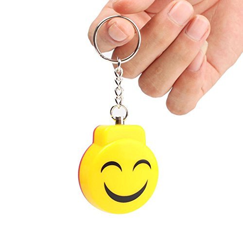 RadiantOrchid 1Pc Personal Safety Alarm Anti-Attack Lost Rape Security Self Defense Keychain Tool Yellow N3
