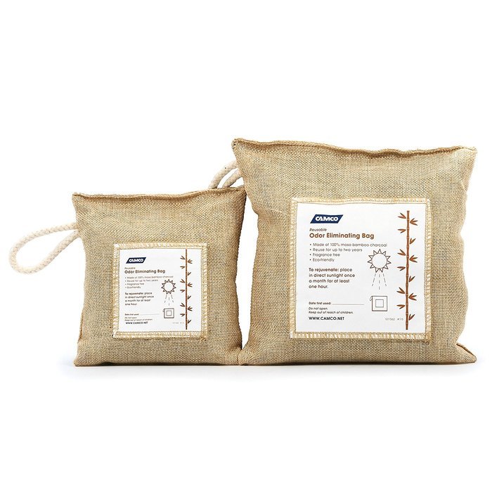 Camco 44272 Reusable Bamboo Charcoal Odor Eliminating Bag - 200g N3