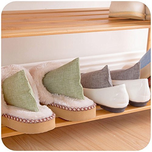 N.CHOOSE Natural Air Purifying Bags, Air Freshener and Shoe Deodorizer, Smelly Shoes Absorb Sweat Charcoal Bag... N5