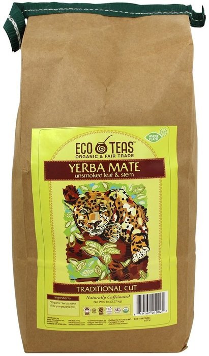 Eco Teas Organic Fair Trade Yerba Mate Tea, 5 Pound N2