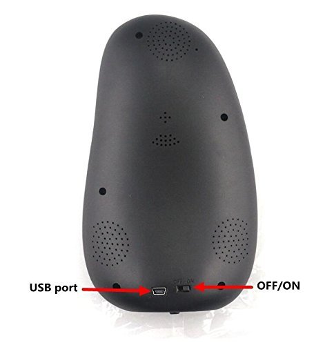 Camonity Cobblestone Shaped Forecast RF Remote Wireless Weather Station In/outdoor Hygrometer Temperature Meter... N8