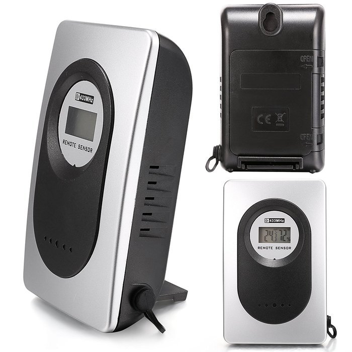 Homdox Multi-functional Wireless Weather Forecast Station Clock Indoor Outdoor Temperature Humidity Monitor with... N5