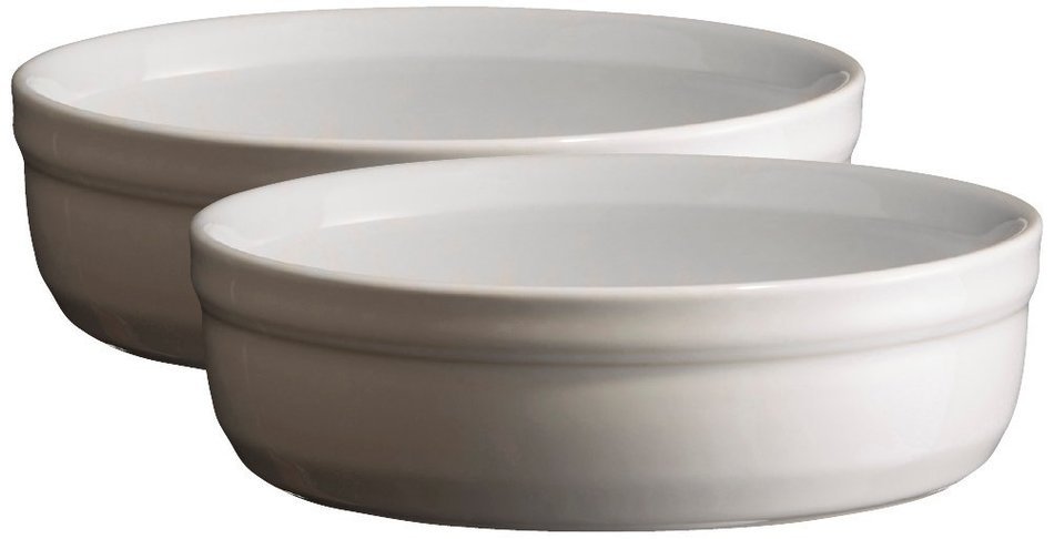 Set 2 x Creme Brulee Dish - White N2
