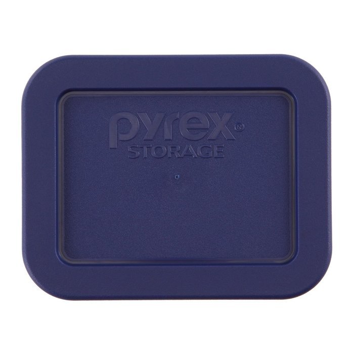 Pyrex Blue Oblong Plastic Storage Cover 1.9 Cup 7213-PC