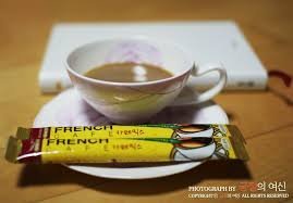 French Cafe Instant Arabica Coffee Mix w/ Nonfat Milk - 100-stick Box N4