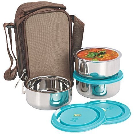 NanoNine Insulated 3pc Junior Lunch Box SS070