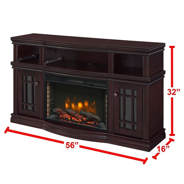 Muskoka 370-154-48 Sutton 56" Media Espresso Electric Fireplace