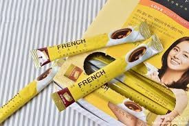 French Cafe Instant Arabica Coffee Mix w/ Nonfat Milk - 100-stick Box N7