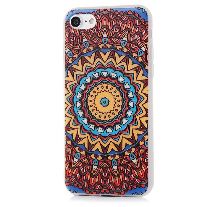 Badalink iPhone 7 3D Basso-relievo TPU Case (4.7") Shockproof Soft TPU Flexible Easy Grip Rubber Bumper Slim Protective... N15