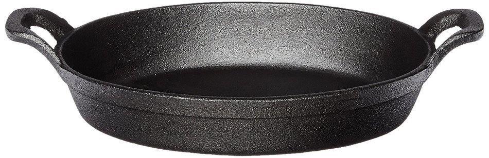 American Metalcraft CIPOV9567 Cast Iron Oval Casseroles and Pots, 12" Length x 6.75" Width, Black
