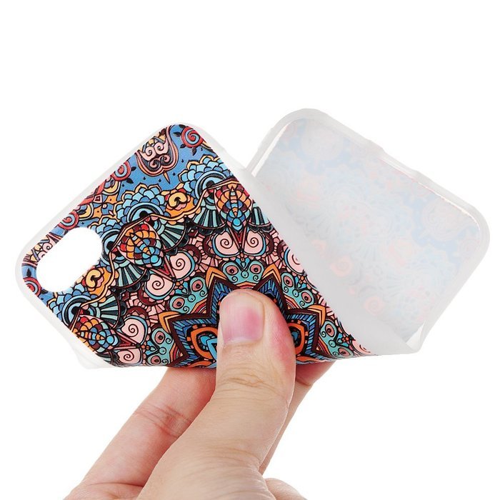 Badalink iPhone 7 3D Basso-relievo TPU Case (4.7") Shockproof Soft TPU Flexible Easy Grip Rubber Bumper Slim Protective... N32
