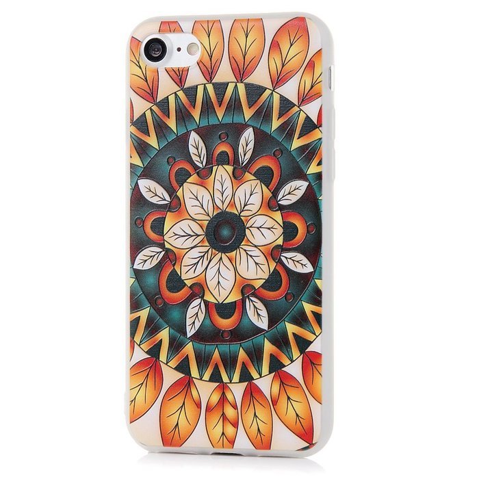 Badalink iPhone 7 3D Basso-relievo TPU Case (4.7") Shockproof Soft TPU Flexible Easy Grip Rubber Bumper Slim Protective... N36