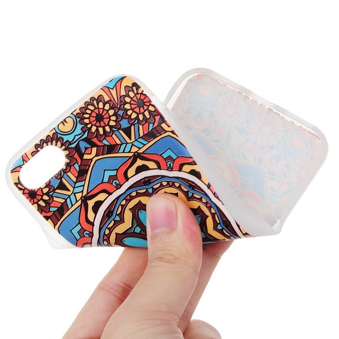 Badalink iPhone 7 3D Basso-relievo TPU Case (4.7") Shockproof Soft TPU Flexible Easy Grip Rubber Bumper Slim Protective... N39
