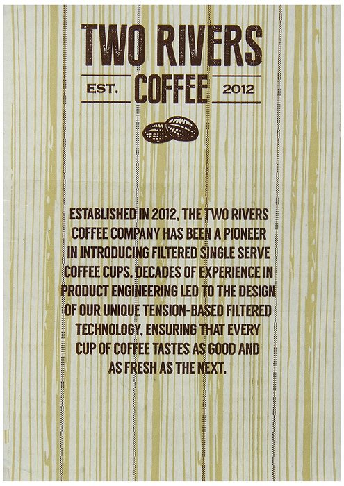 Two Rivers Flavored Sampler Pack Single-Cup Coffee for Keurig K-Cup Brewers, 40 Count N12