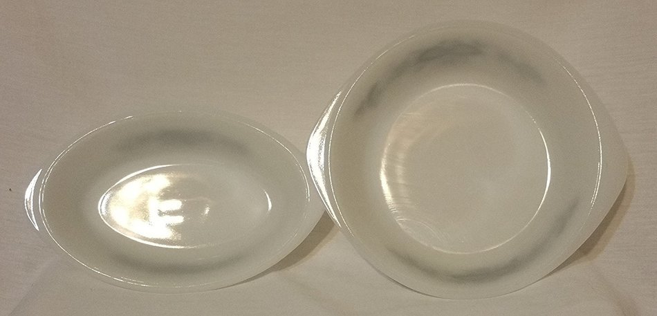 Glasbake - Onion Blue - 2 Piece Set - J235 1 Quart & J514 2 Quart N3