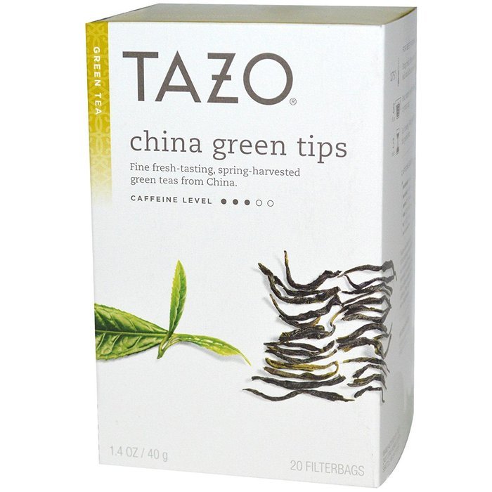 Tazo Teas, China Green Tips, Green Tea, 20 Filterbags, 1.4 oz (40 g) - 2pcs N2