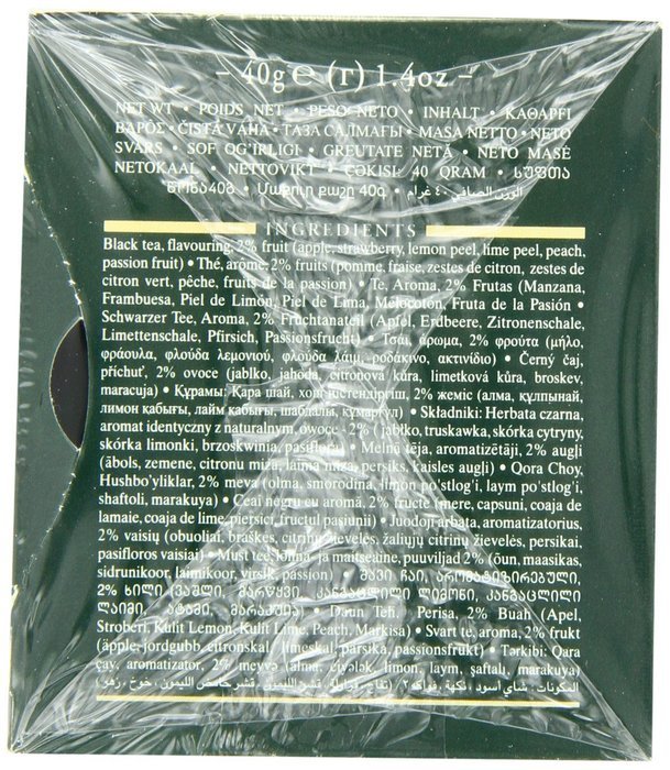 Ahmad Tea Fruit Tea Selection, 20-Count (Pack of 6)