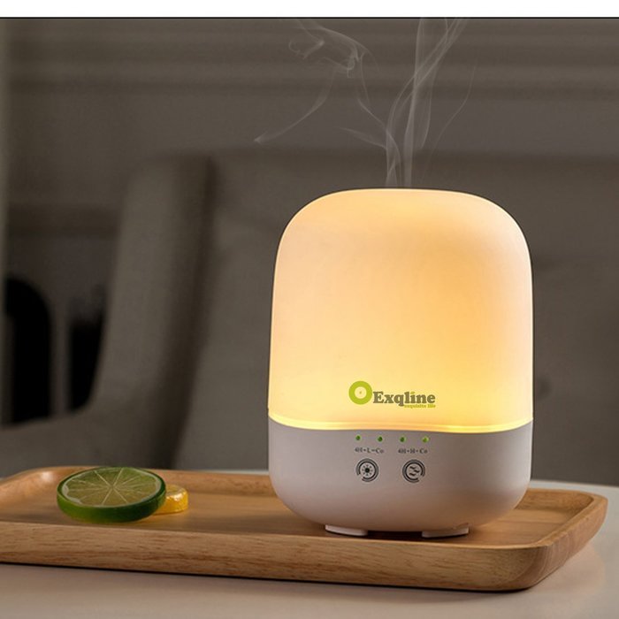 300ml Essential Oil Diffuser - Exqline Aroma Diffuser With Touch Control and Timer, Up to 10 Hours Continuous...
