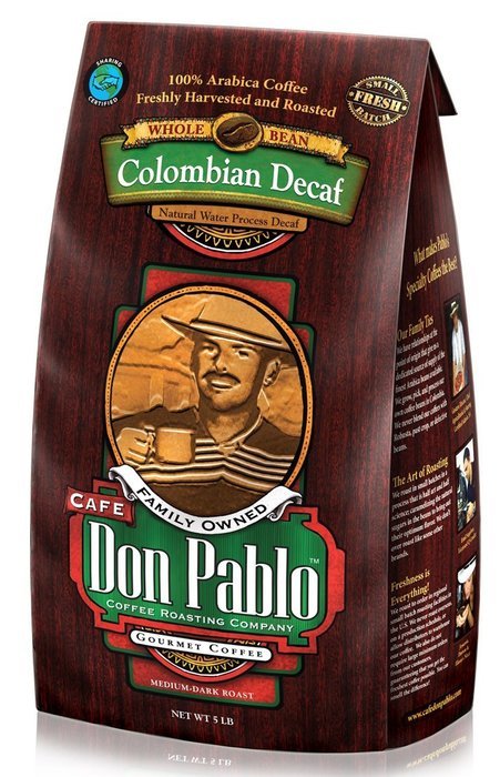 2LB Cafe Don Pablo Gourmet Coffee Signature Blend - Medium-Dark Roast Coffee - Whole Bean Coffee - 2 Pound ( 2... N47