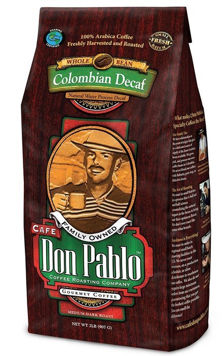 2LB Cafe Don Pablo Gourmet Coffee Signature Blend - Medium-Dark Roast Coffee - Whole Bean Coffee - 2 Pound ( 2... N51