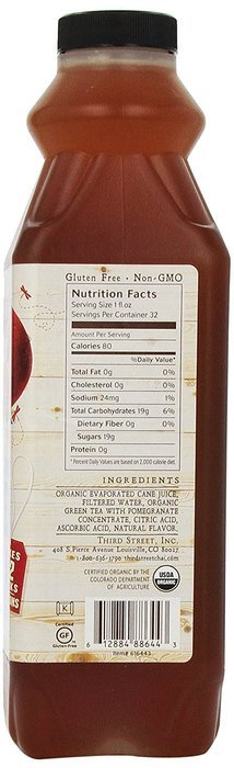 Third Street Chai Pomegranate Green Tea, 32-Ounce (Pack of 6) N3