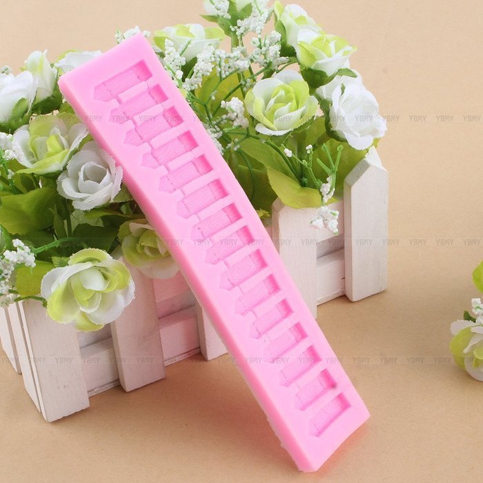 Yosoo Letter Flag Bunting Silicone Fondant Mold Cake Decorating Chocolate Mould Baking N50