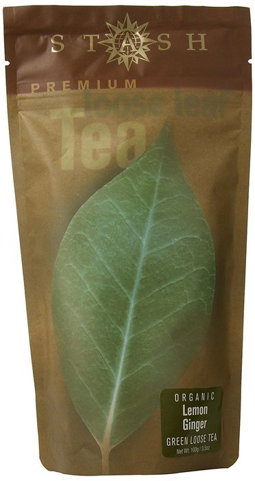 Stash Tea Organic Lemon Ginger Green Loose Leaf Tea, 3.5 Ounce N3